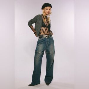 NWT NEUW Coco Relaxed Cut Loose High Waist Straight Leg Organic Cotton Jeans 30